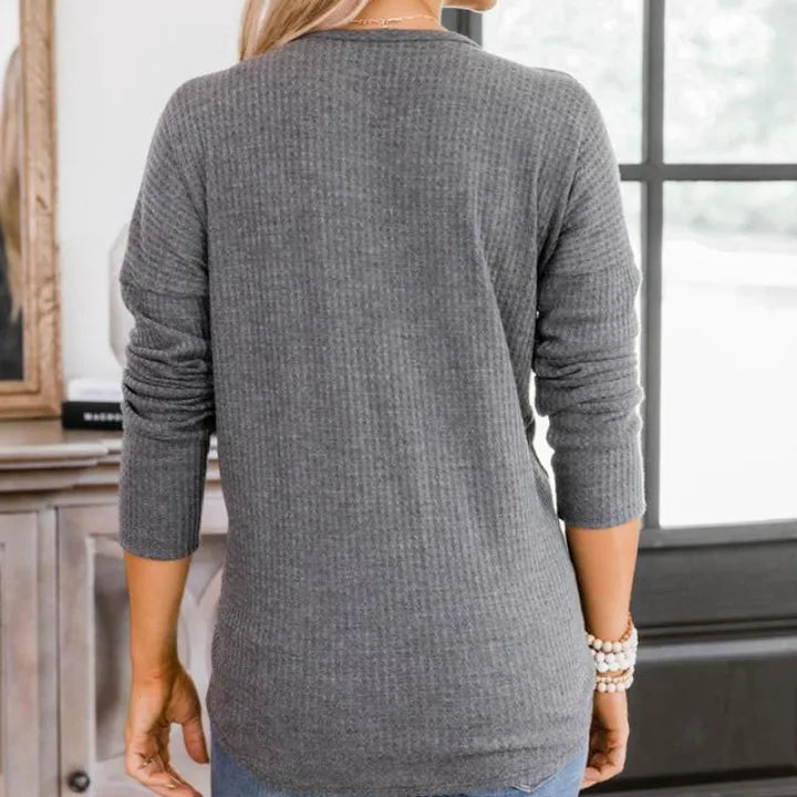 Lightweight Button-Up Maternity Sweater