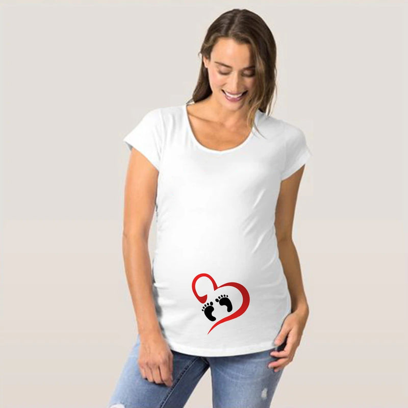 Camiseta premamá "Te quiero mamá"