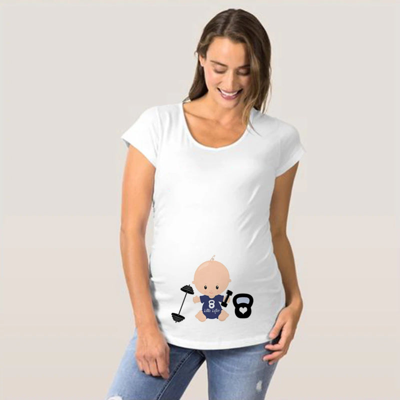 Camiseta premamá "Te quiero mamá"