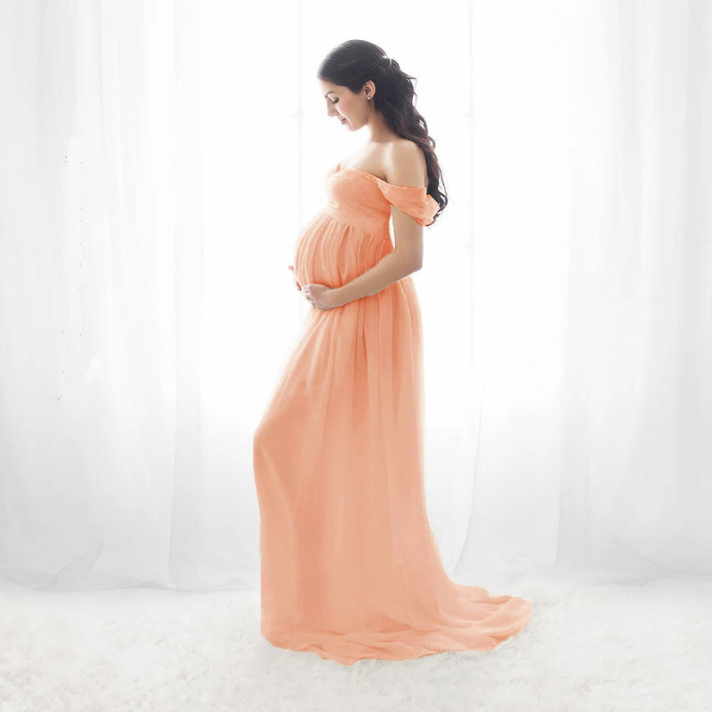 Shooting Lace Maternity Dress