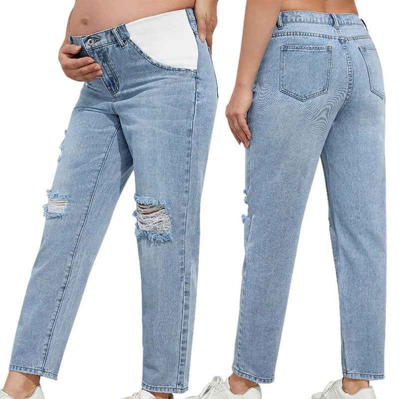 Jeans Taille Haute de Grossesse