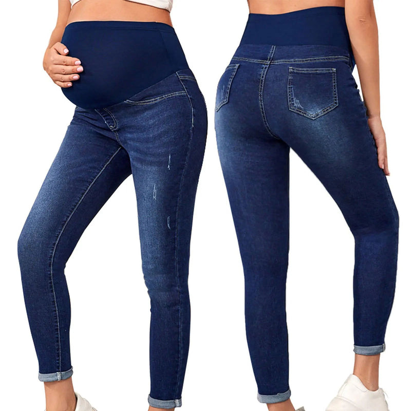 Jeans Taille Haute de Grossesse