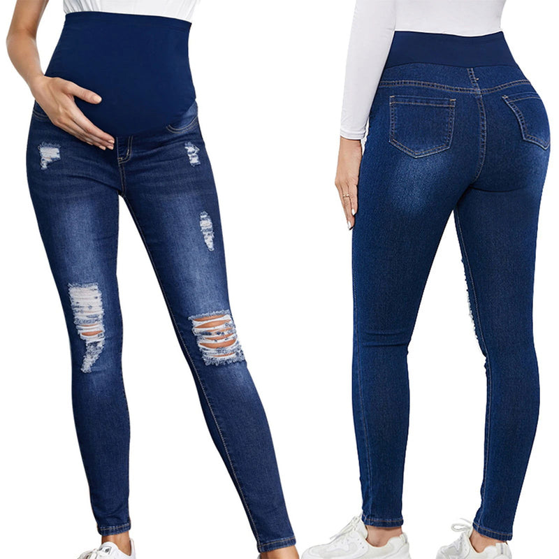 Jeans Taille Haute de Grossesse