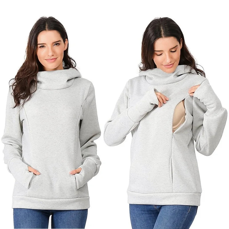 Fleece Nursing Sweater