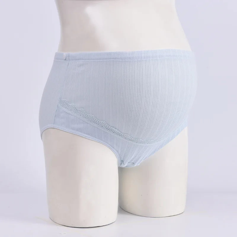 Culotte de Grossesse en Coton Taille Haute