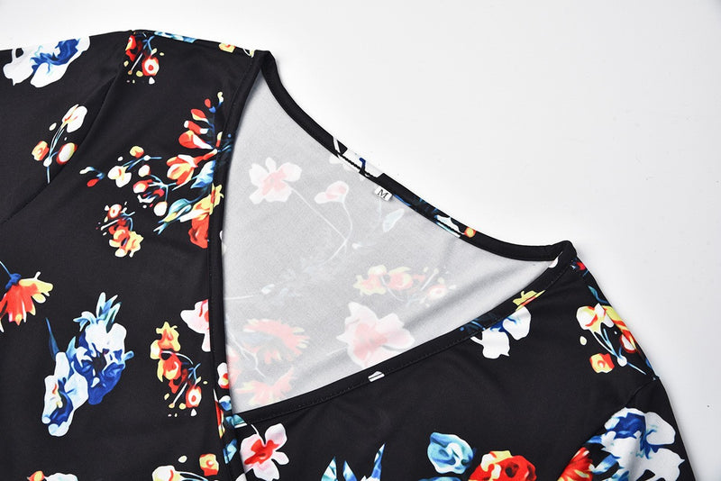 Robe de Grossesse Ultra Confort Motif Fleuri