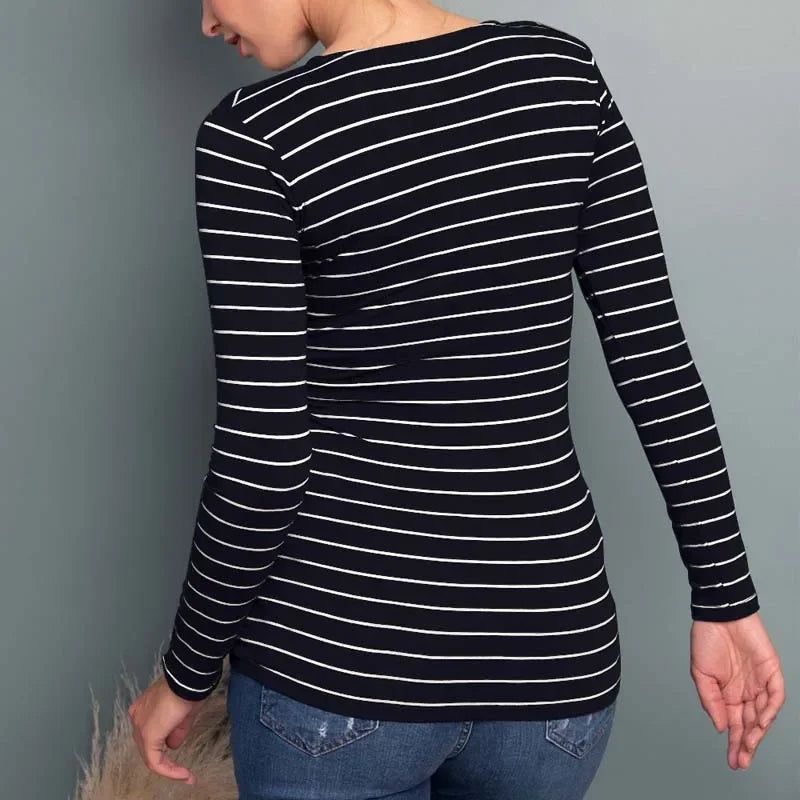 T-Shirt de Maternité Allaitement Elégant