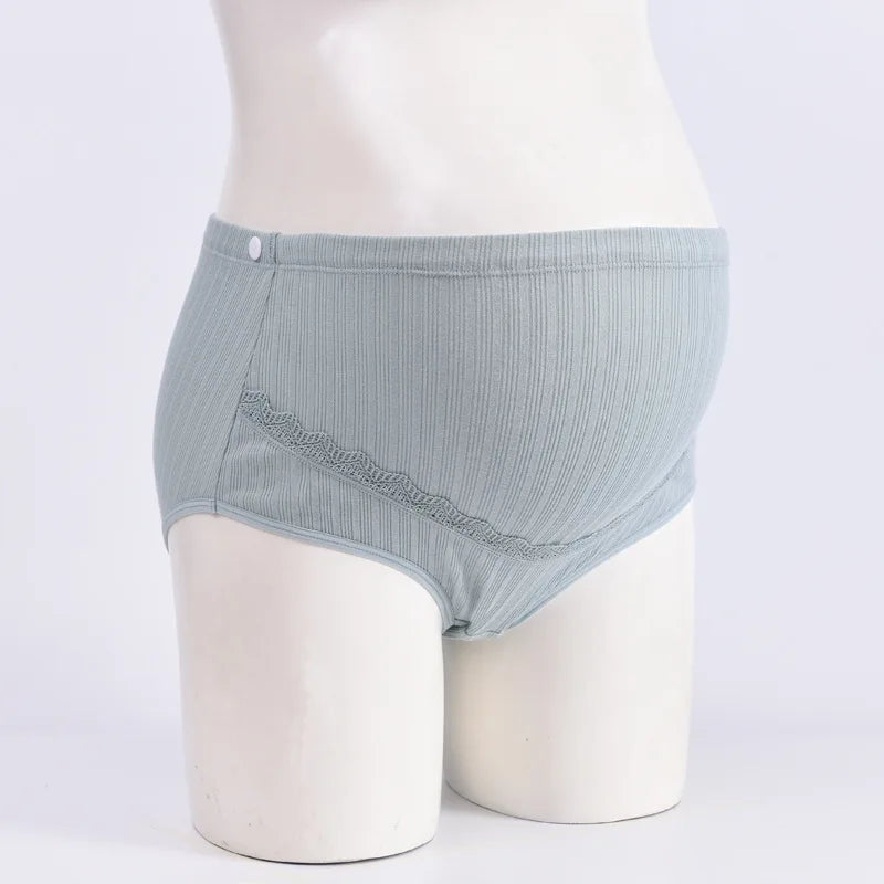 Culotte de Grossesse en Coton Taille Haute