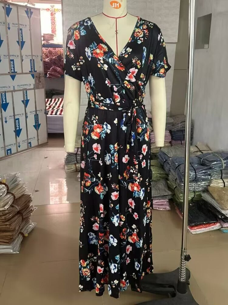 Robe de Grossesse Ultra Confort Motif Fleuri