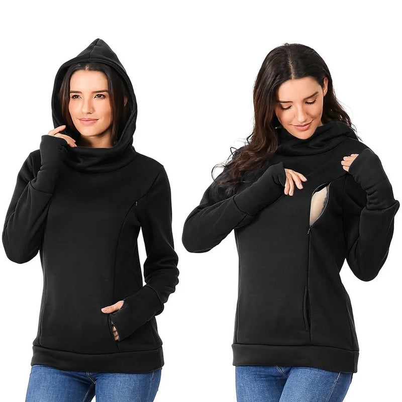 Fleece Nursing Sweater