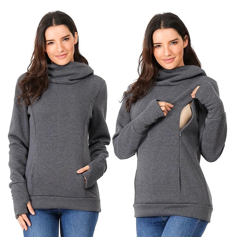 Fleece Nursing Sweater