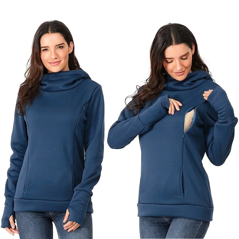 Fleece Nursing Sweater