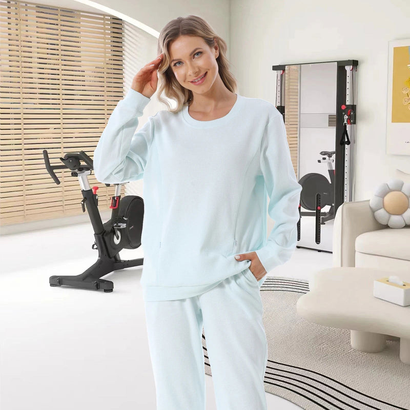 Sweat de Grossesse Confortable Couleur Uni